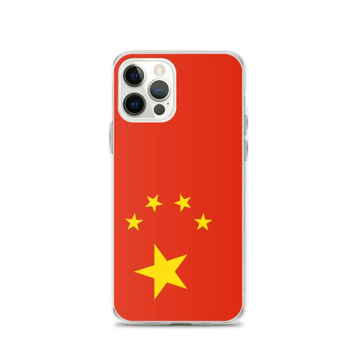Coque iphone drapeau chine souple transparente antichoc