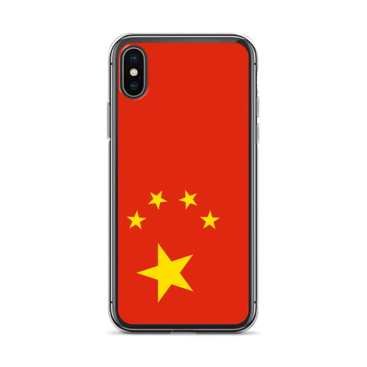 Coque iphone drapeau chine souple transparente antichoc