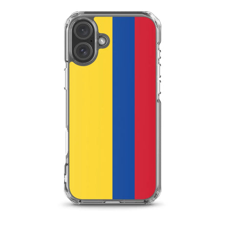 Coque iphone drapeau colombie souple antichoc transparente