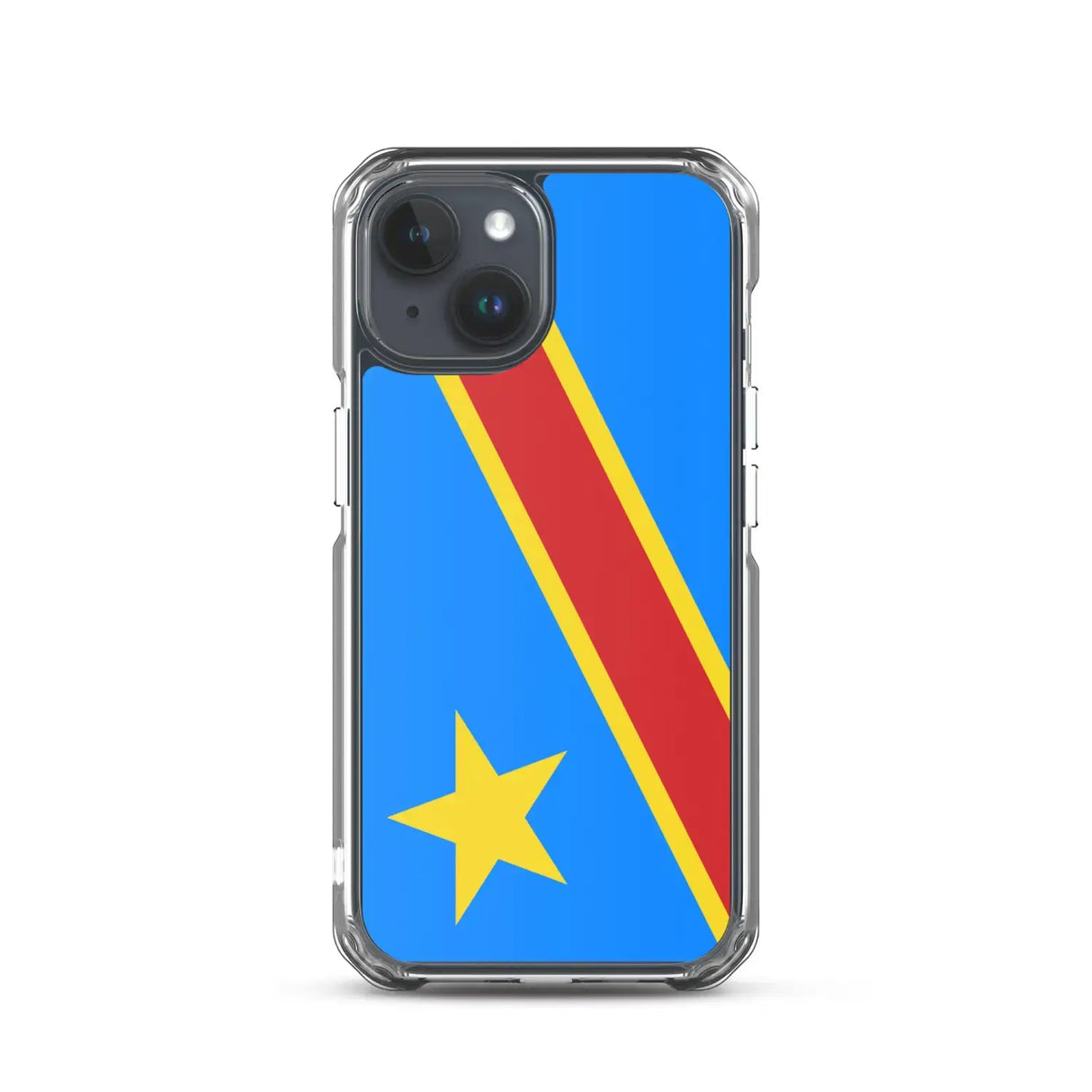 Coque iphone drapeau congo souple antichoc personnalisée