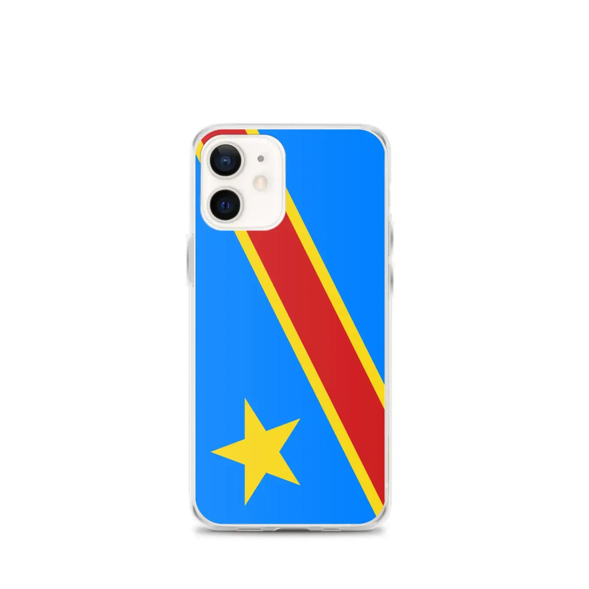 Coque iphone drapeau congo souple antichoc personnalisée