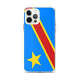 Coque iphone drapeau congo souple antichoc personnalisée