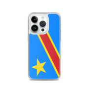 Coque iphone drapeau congo souple antichoc personnalisée