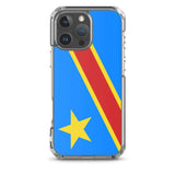 Coque iphone drapeau congo souple antichoc personnalisée