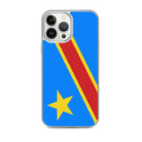 Coque iphone drapeau congo souple antichoc personnalisée