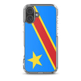 Coque iphone drapeau congo souple antichoc personnalisée