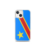 Coque iphone drapeau congo souple antichoc personnalisée