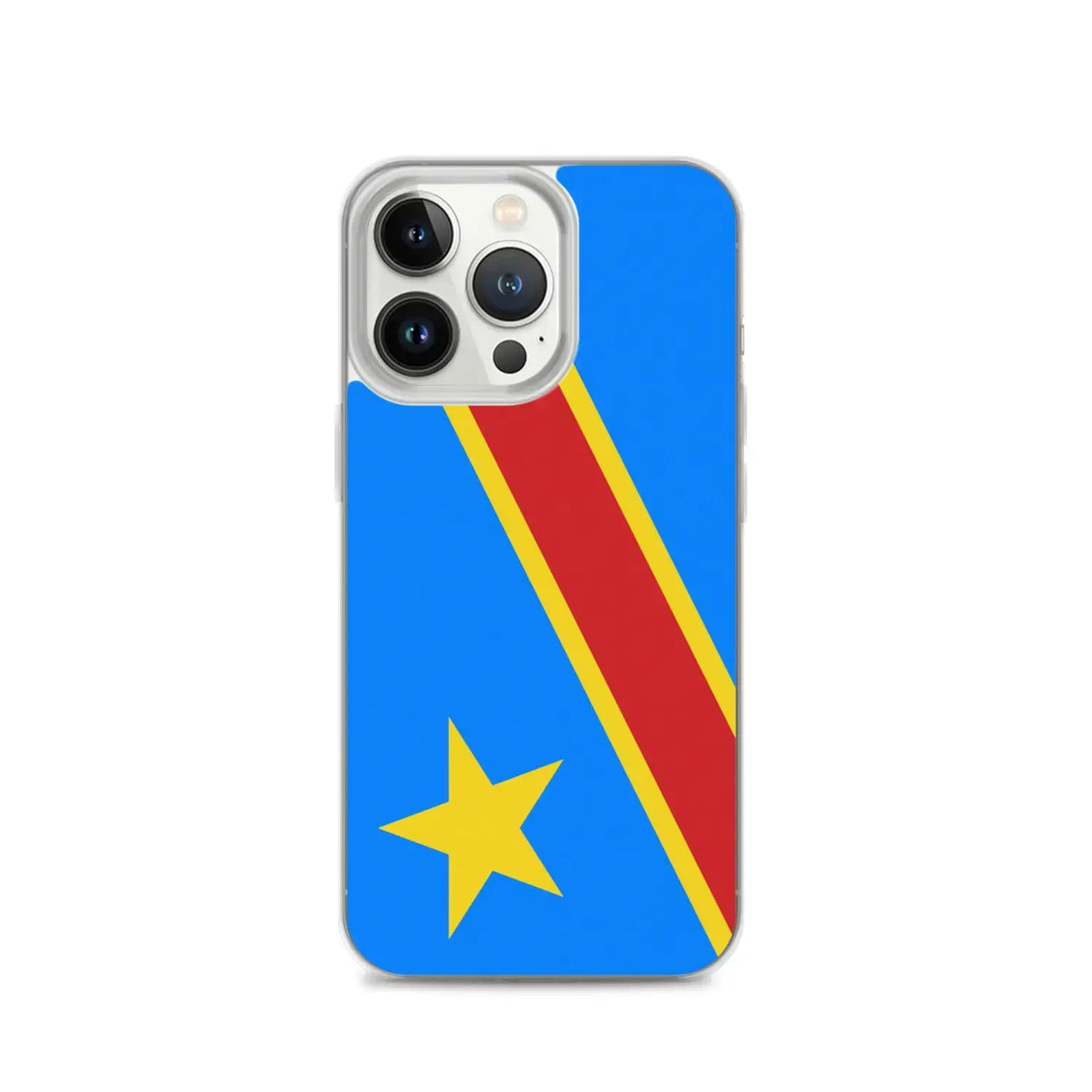 Coque iphone drapeau congo souple antichoc personnalisée