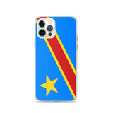 Coque iphone drapeau congo souple antichoc personnalisée