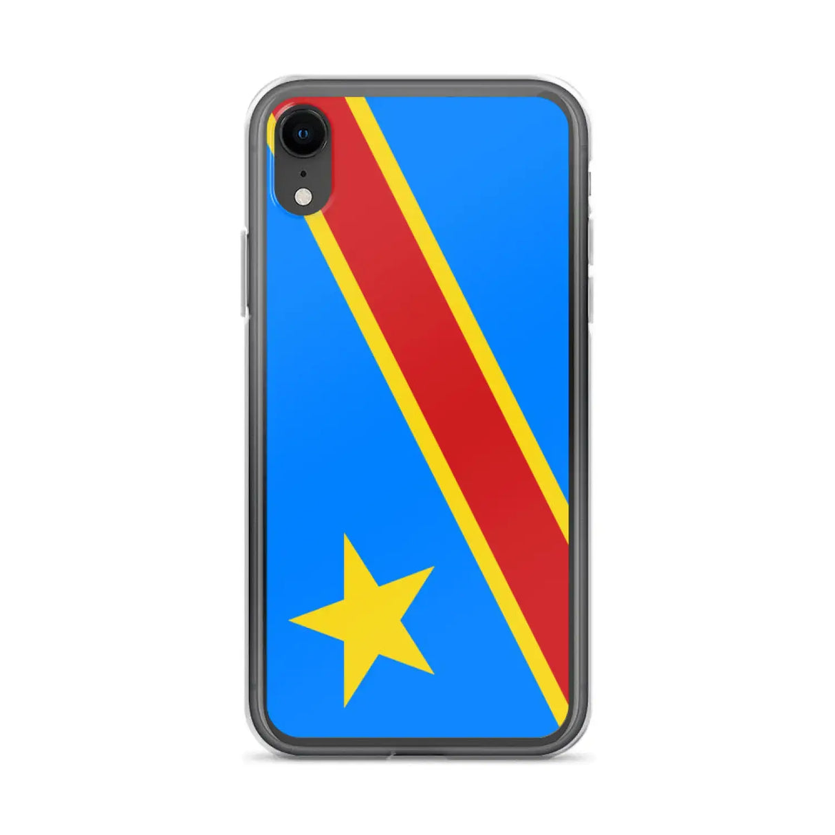 Coque iphone drapeau congo souple antichoc personnalisée