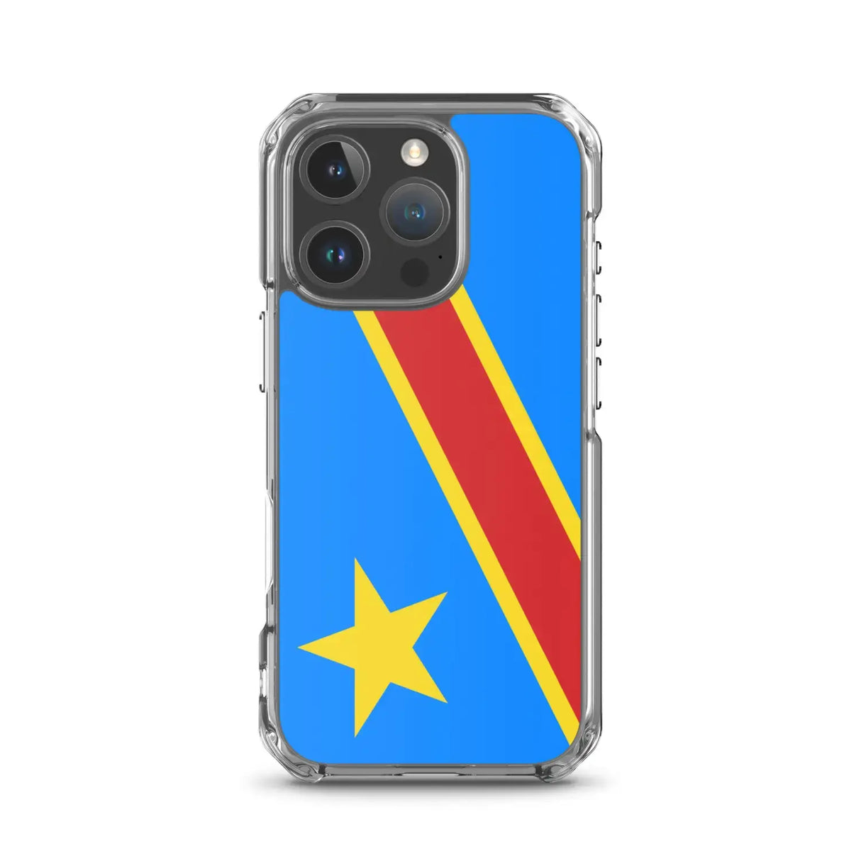 Coque iphone drapeau congo souple antichoc personnalisée