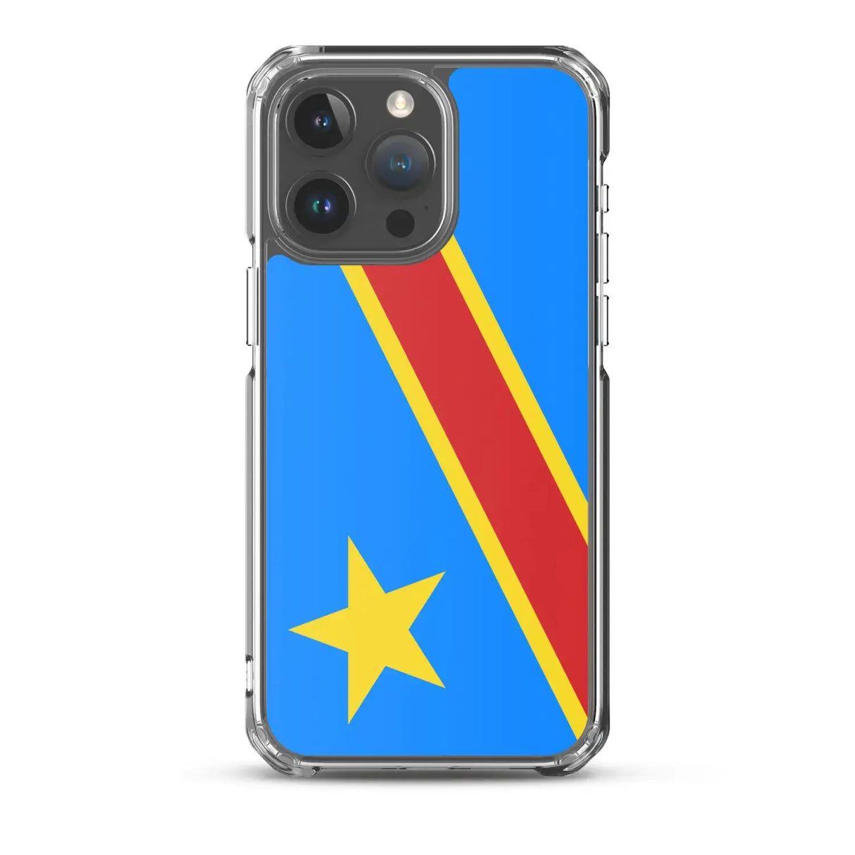 Coque iphone drapeau congo souple antichoc personnalisée
