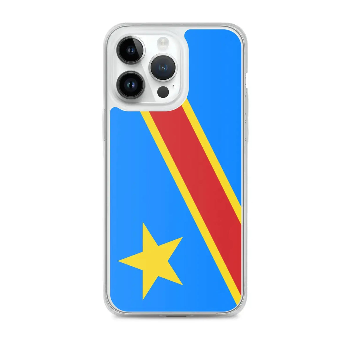 Coque iphone drapeau congo souple antichoc personnalisée