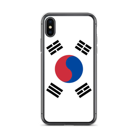 Coque iphone drapeau corée du sud souple antichoc