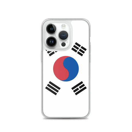 Coque iphone drapeau corée du sud souple antichoc