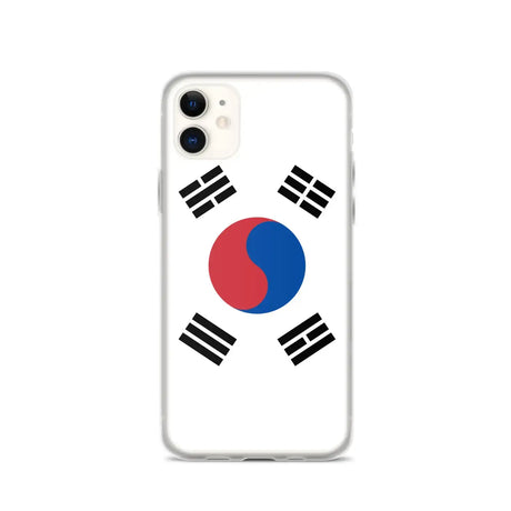 Coque iphone drapeau corée du sud souple antichoc
