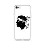 Coque iphone drapeau corse souple antichoc transparente