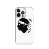 Coque iphone drapeau corse souple antichoc transparente