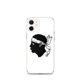 Coque iphone drapeau corse souple antichoc transparente