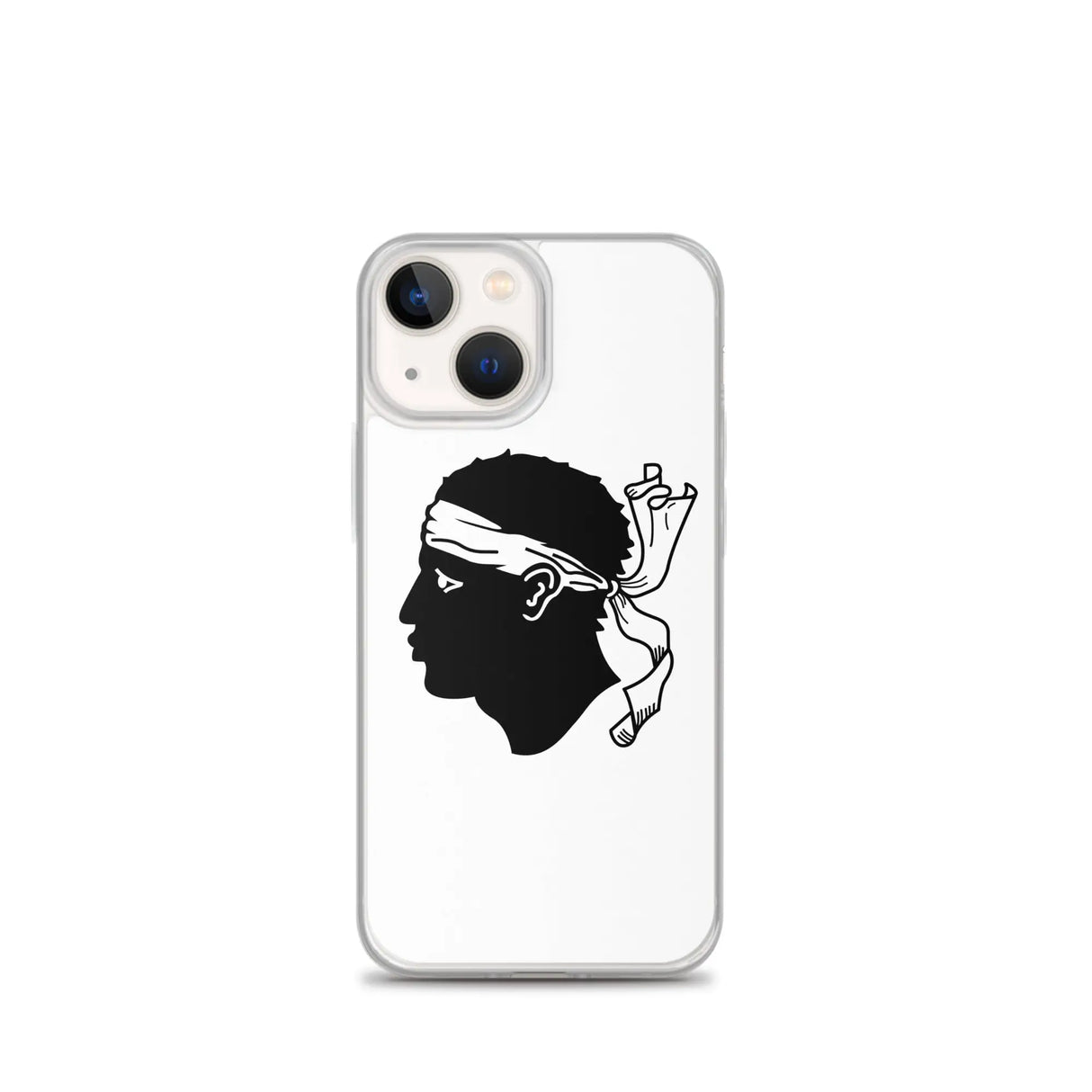 Coque iphone drapeau corse souple antichoc transparente