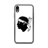 Coque iphone drapeau corse souple antichoc transparente
