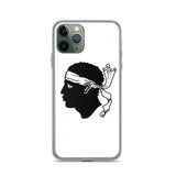 Coque iphone drapeau corse souple antichoc transparente