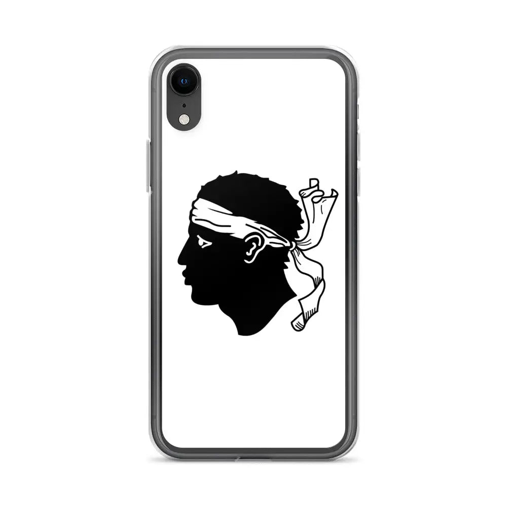 Coque iphone drapeau corse souple antichoc transparente