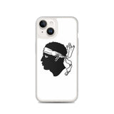 Coque iphone drapeau corse souple antichoc transparente