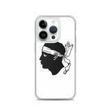 Coque iphone drapeau corse souple antichoc transparente