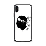 Coque iphone drapeau corse souple antichoc transparente