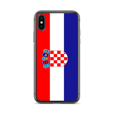 Coque iphone drapeau croatie souple résistante antichoc
