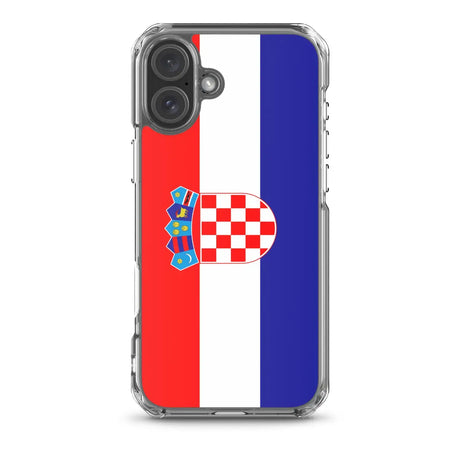 Coque iphone drapeau croatie souple résistante antichoc