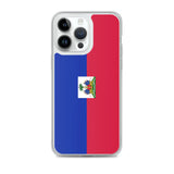 Coque iphone drapeau d’haïti souple antichoc transparente