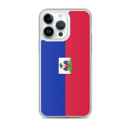 Coque iphone drapeau d’haïti souple antichoc transparente