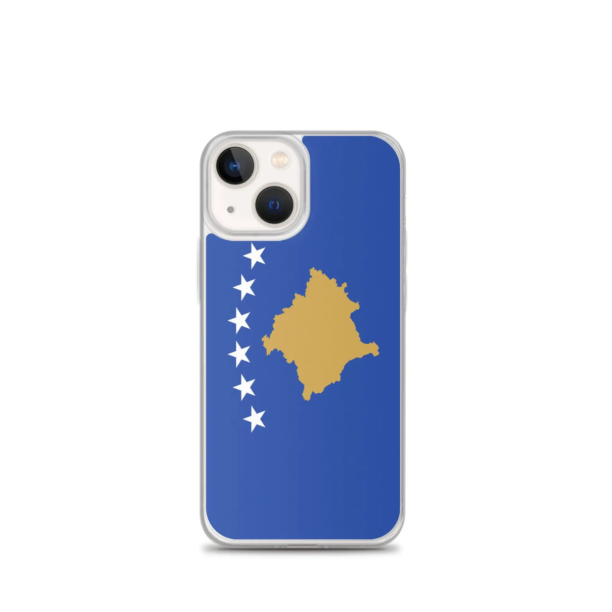 Coque iphone drapeau du kosovo souple antichoc transparente