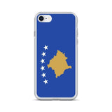 Coque iphone drapeau du kosovo souple antichoc transparente