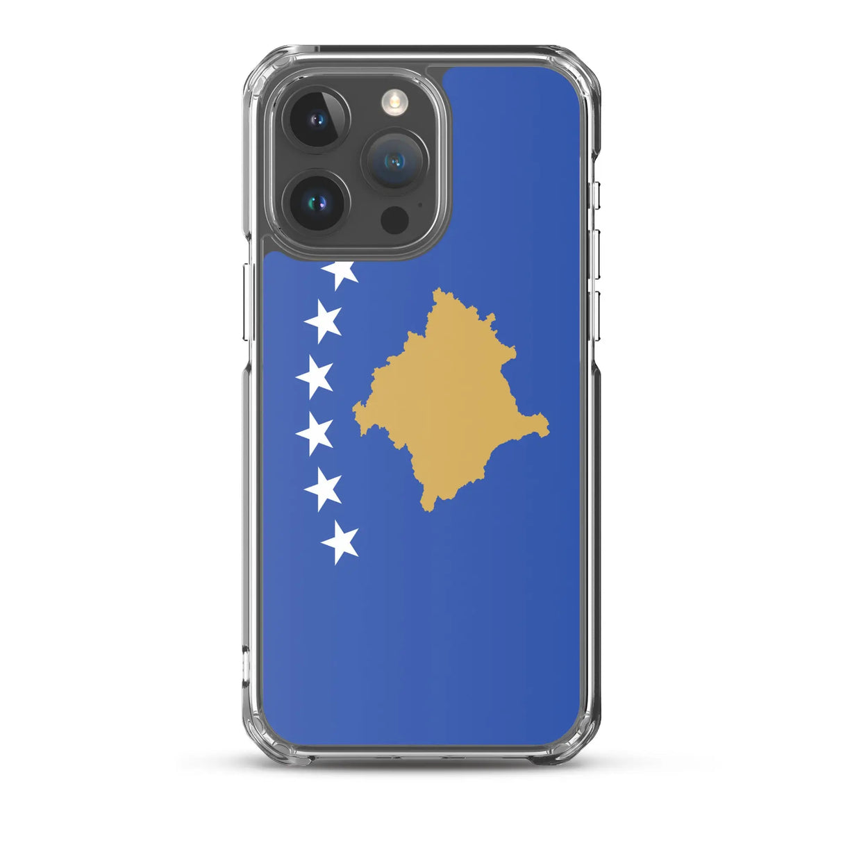 Coque iphone drapeau du kosovo souple antichoc transparente