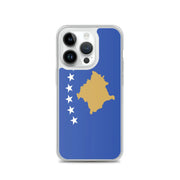 Coque iphone drapeau du kosovo souple antichoc transparente