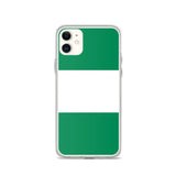 Coque iphone drapeau du nigeria souple antichoc transparente