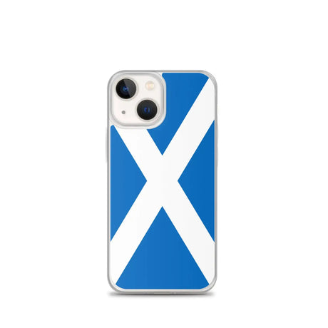 Coque iphone drapeau écosse souple antichoc transparente