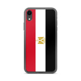 Coque iphone drapeau égypte souple transparente antichoc