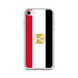 Coque iphone drapeau égypte souple transparente antichoc