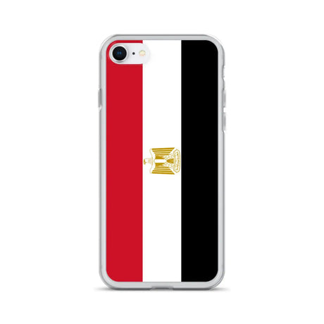 Coque iphone drapeau égypte souple transparente antichoc