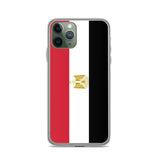 Coque iphone drapeau égypte souple transparente antichoc
