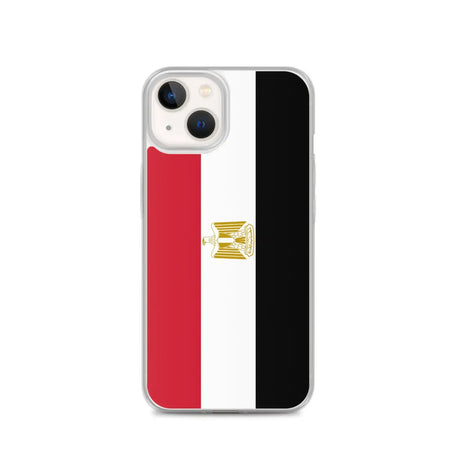 Coque iphone drapeau égypte souple transparente antichoc