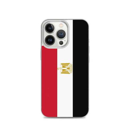 Coque iphone drapeau égypte souple transparente antichoc
