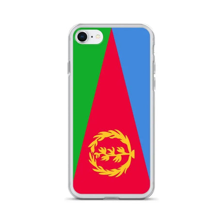 Coque iphone drapeau érythrée souple antichoc transparente