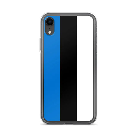 Coque iphone drapeau estonie souple transparente antichoc