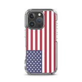 Coque iphone drapeau états-unis souple résistante antichoc