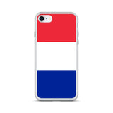 Coque iphone drapeau france souple transparente antichoc